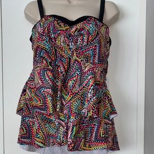 NEW Cactus plus size tankini top